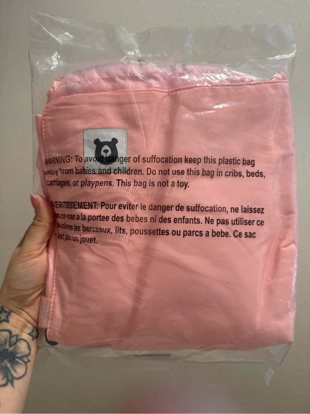 Tumaz Yoga Mat Bag in Peach Pink - Picture 3 of 4